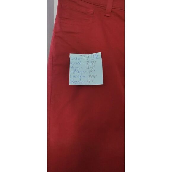 * * J BRAND BURGUNDY/WINE COLOUR SLIGHT STRETCH JEANS Final Discount - Picture 4 of 6